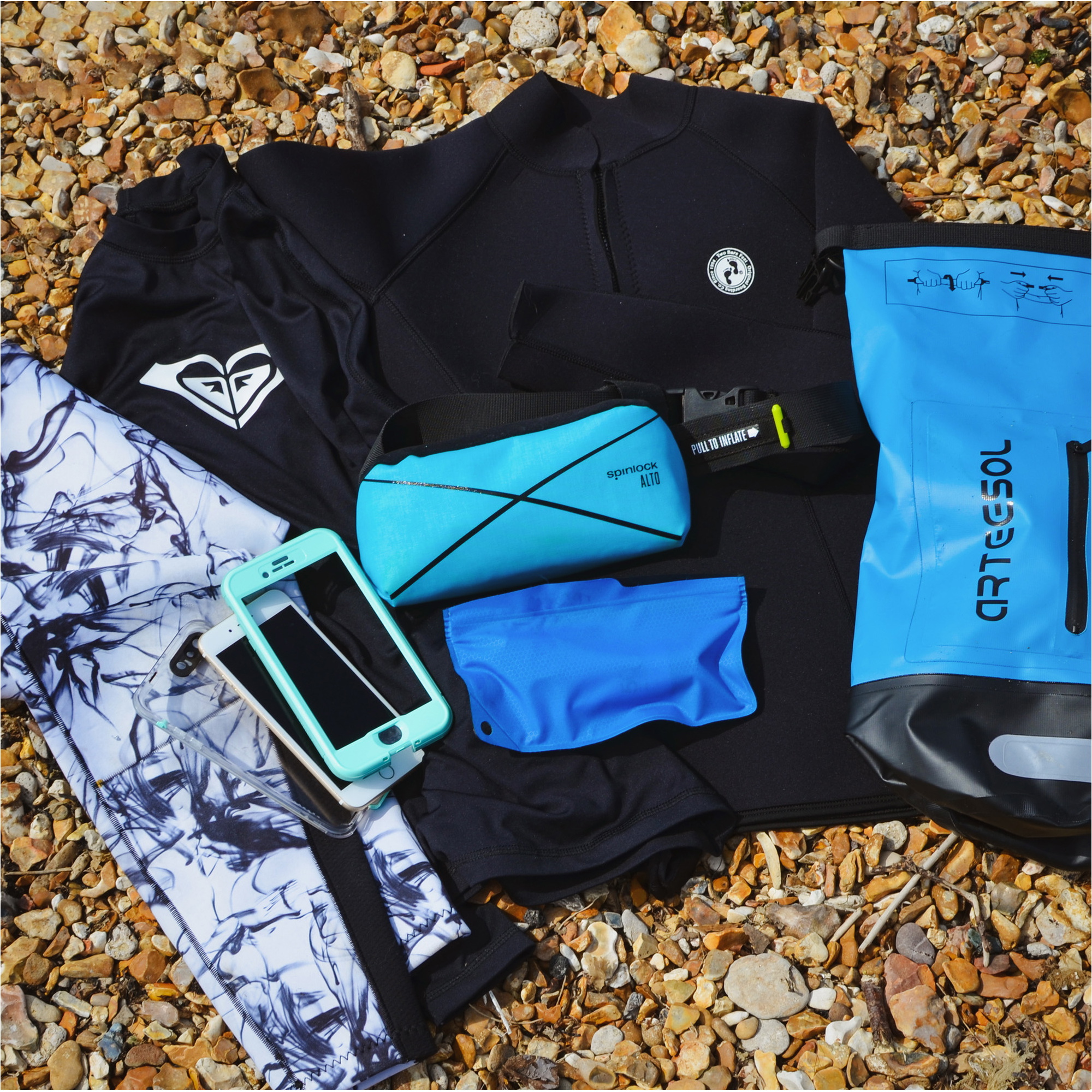 2026 Spinlock Pack étanche Dw-pw - Bleu Azur